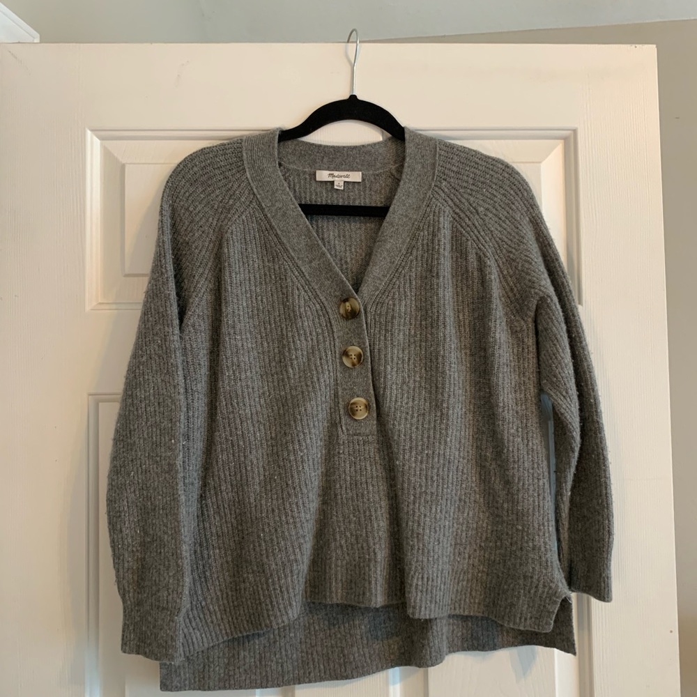 Madewell Sweater with buttons